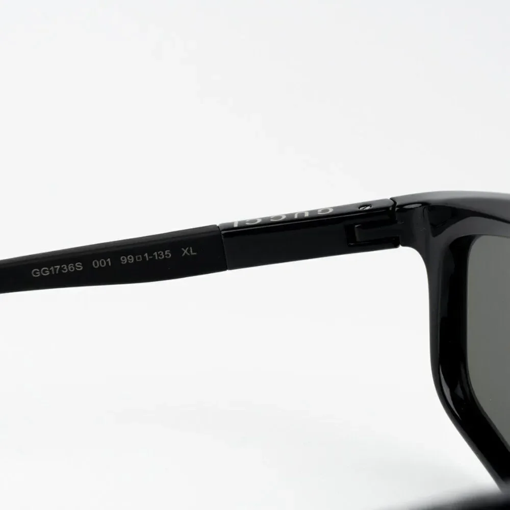 SALE! NEW Gucci GG1736S 001 Black Grey Unisex Sunglasses GG 1736S